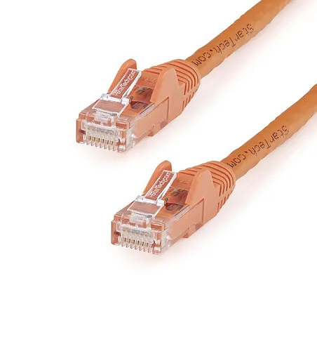 100' CAT6 6 Gigabit 650MHz 100W PoE UTP Snagless W/Strain Relief Ethernet Cable