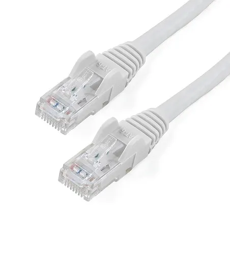 100' CAT6 6 Gigabit 650MHz 100W PoE UTP Snagless W/Strain Relief Ethernet Cable