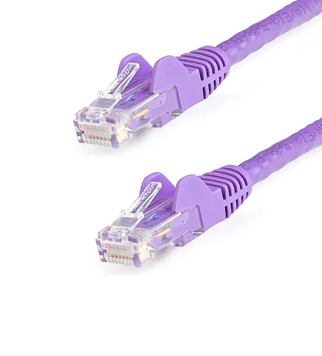 100' CAT6 6 Gigabit 650MHz 100W PoE UTP Snagless W/Strain Relief Ethernet Cable