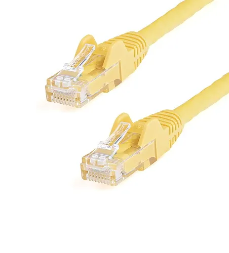 100' CAT6 6 Gigabit 650MHz 100W PoE UTP Snagless W/Strain Relief Ethernet Cable