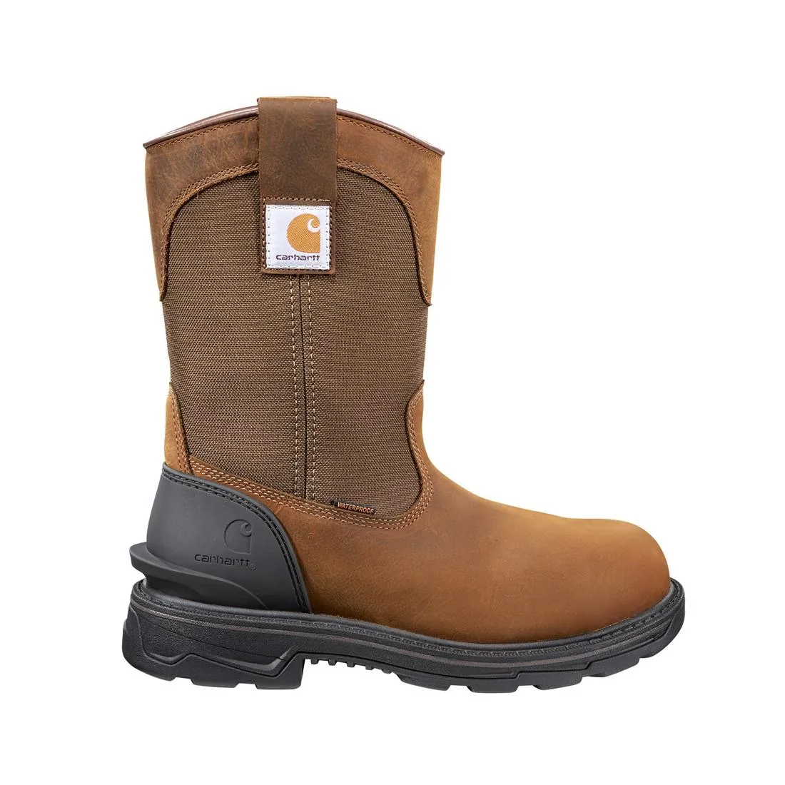 11" Ironwood Alloy-Toe Waterproof Wellington Pull-On Work Boot Brown