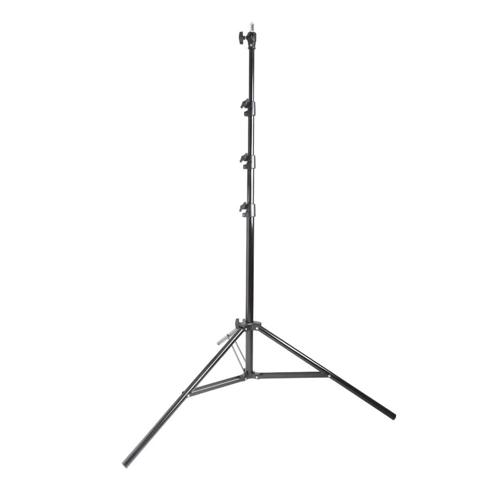 1.5x2m Magnetic Collapsible Background Grey/Blue & Clip Stand