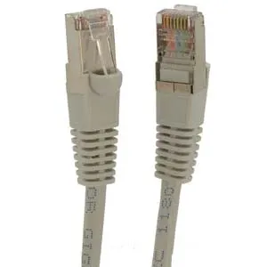 200Ft Cat6 Shielded (SSTP) Ethernet Network Booted Cable Gray