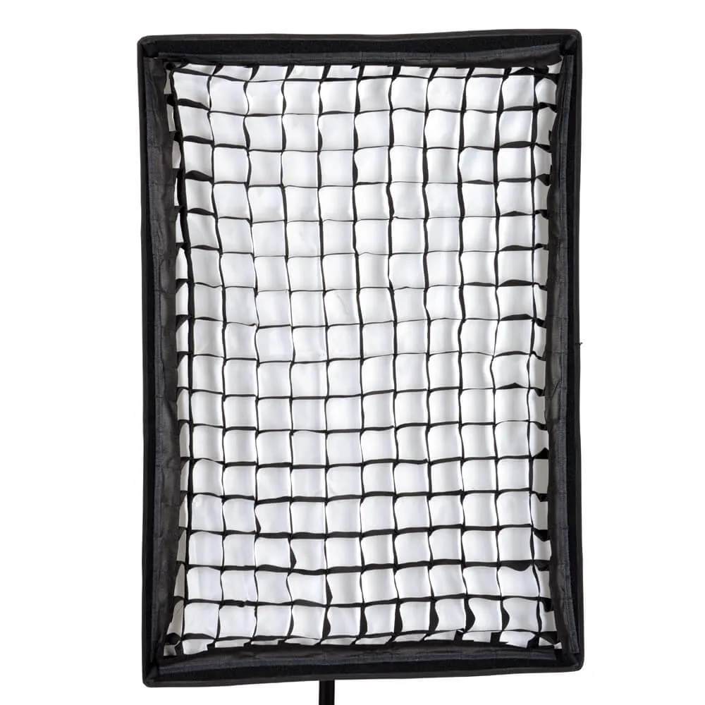 80x120cm (31.4x47.2") Portable Rectangular Softbox with 5cm Grid