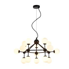 8942 15 Light Pendant Light in Black