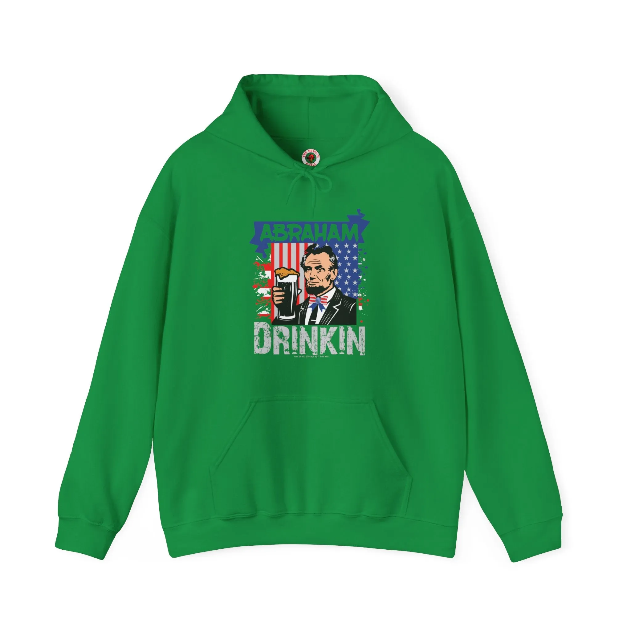 Abraham Drinking Hooded Sweatshirt