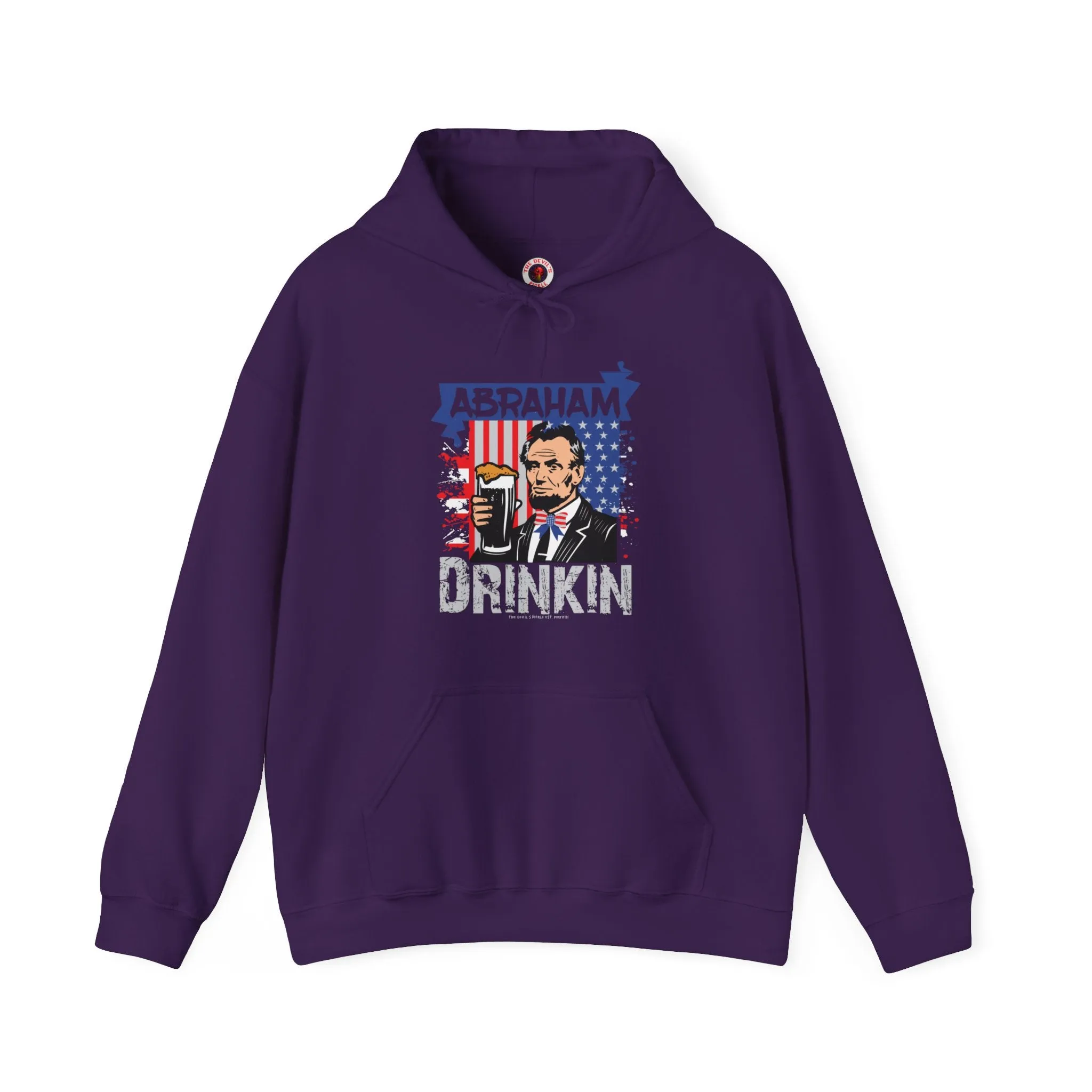 Abraham Drinking Hooded Sweatshirt