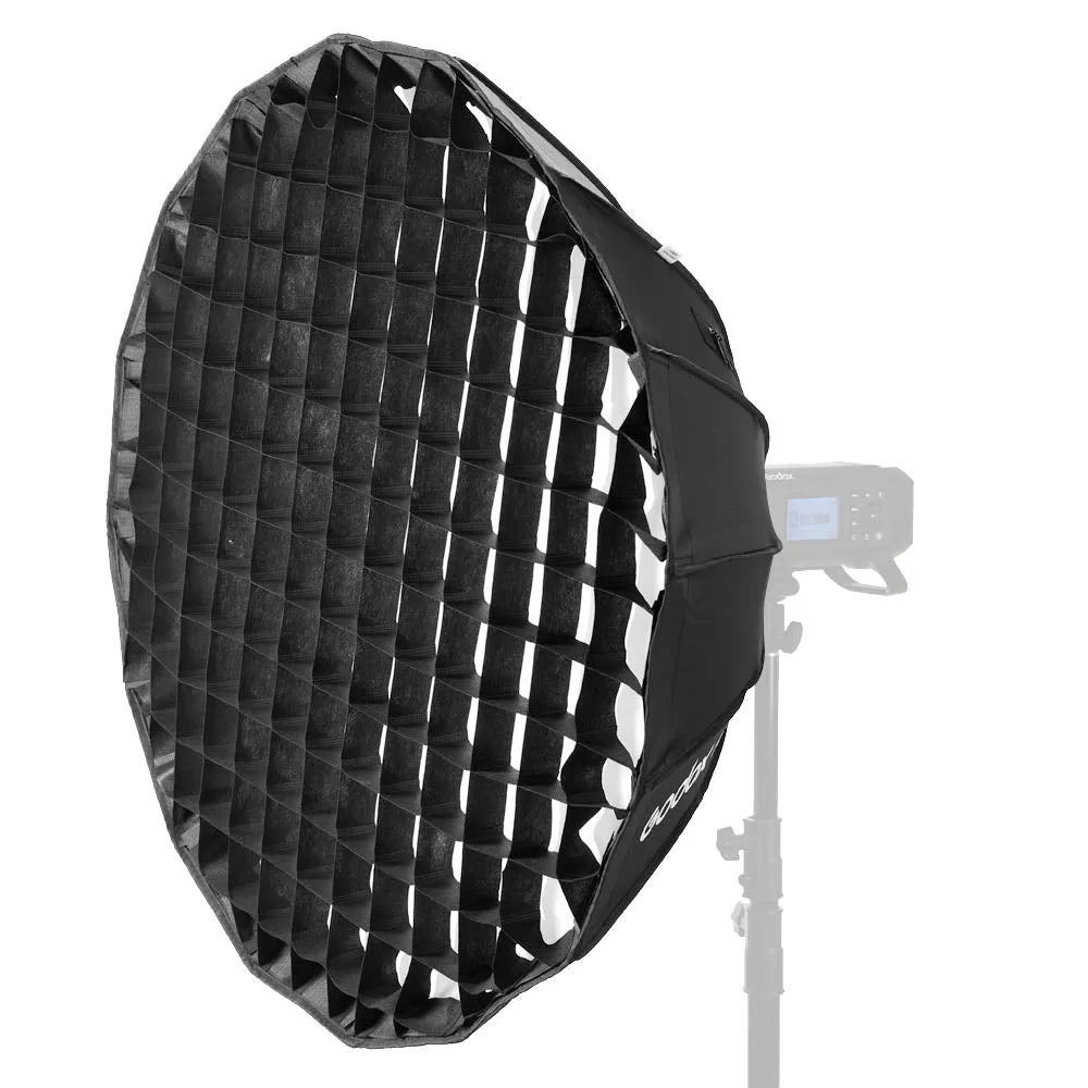 AD-S85S 85cm Godox Fitting 16-sided Portable Parabolic Softbox (Silver Interior)