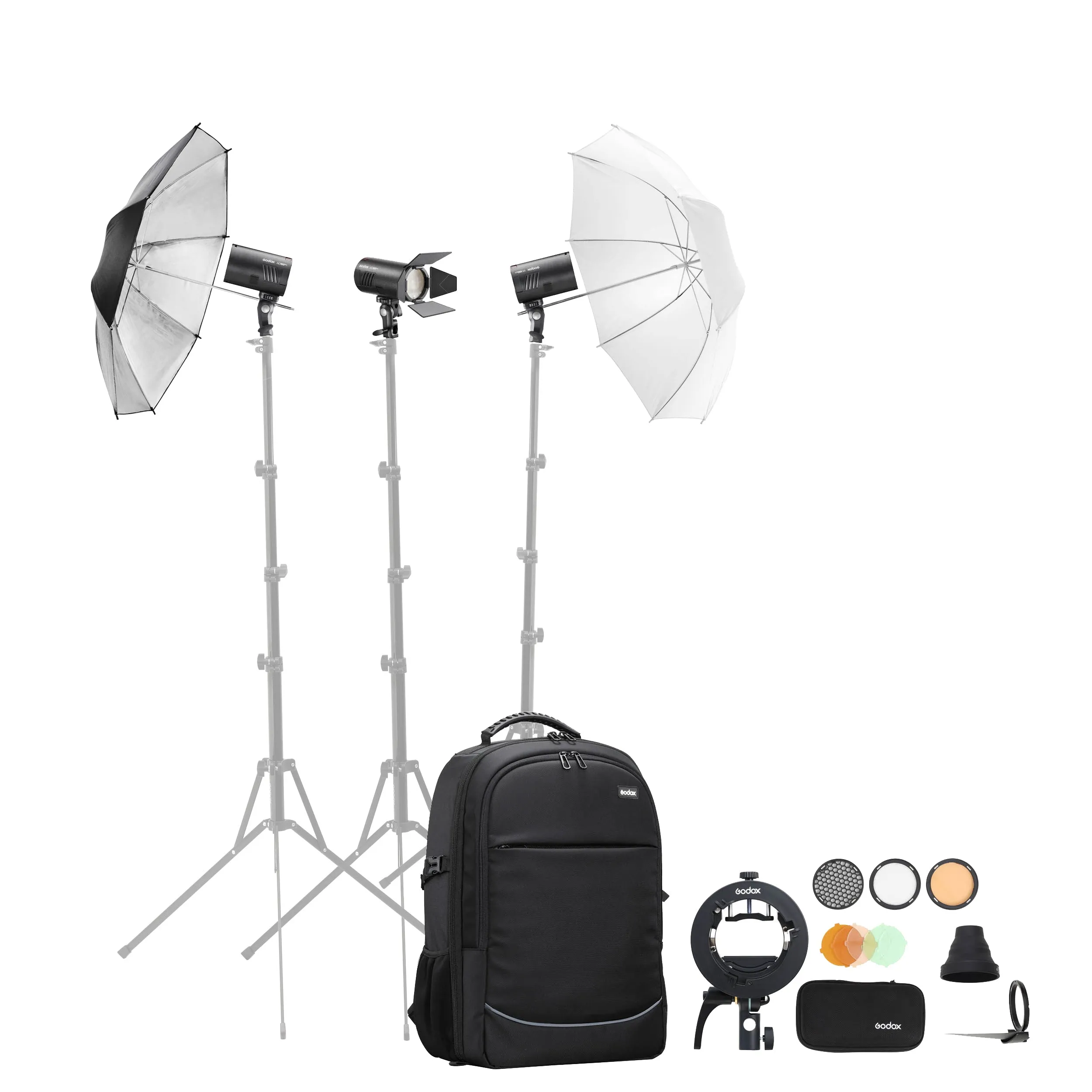 AD100PRO Pocket Flash Three Head Portable Lighting Kit