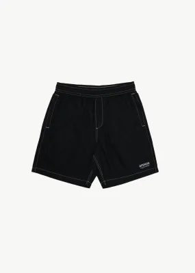 AFENDS Mens The Dopamine - Swim Short 18 Inch - Black