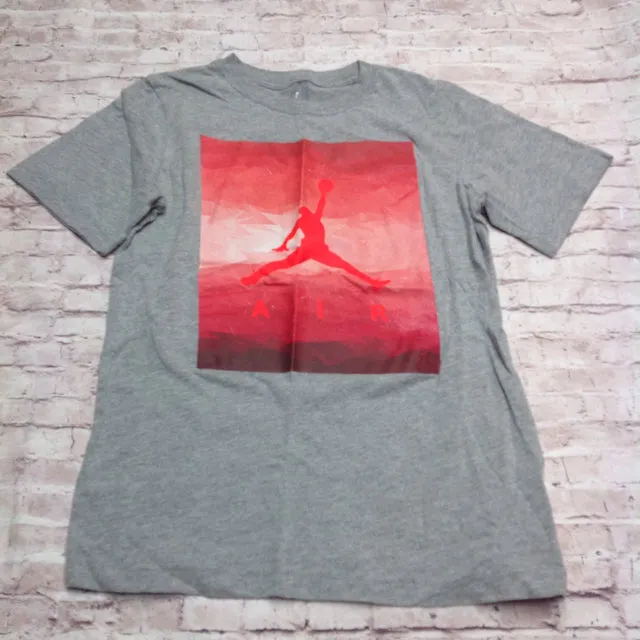 AIR JORDAN Gray Logo Top