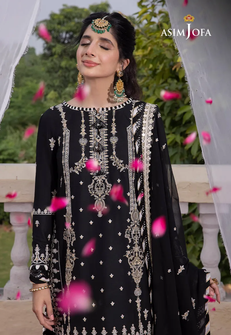 AJAB-01 EMBROIDERED LAWN SILK 3 PCS