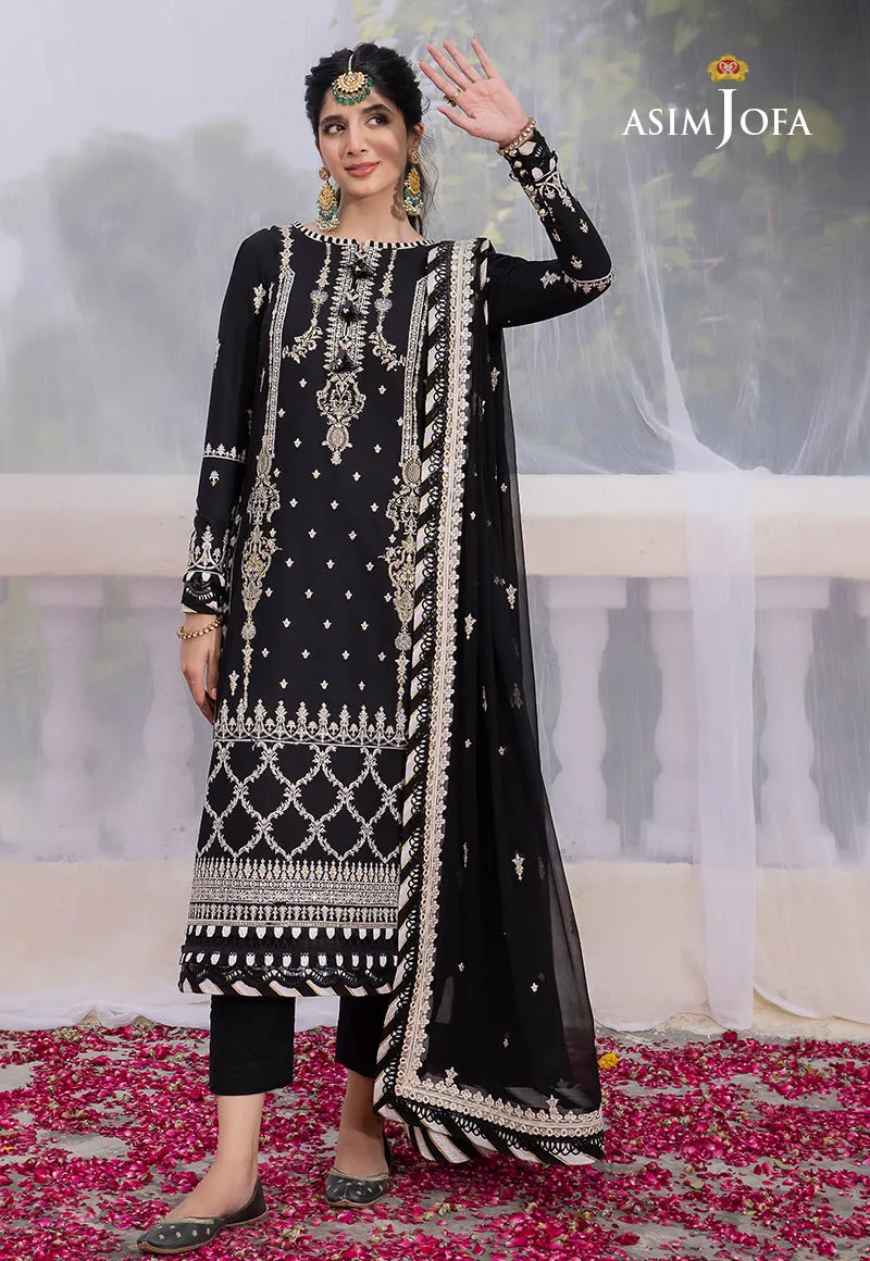 AJAB-01 EMBROIDERED LAWN SILK 3 PCS