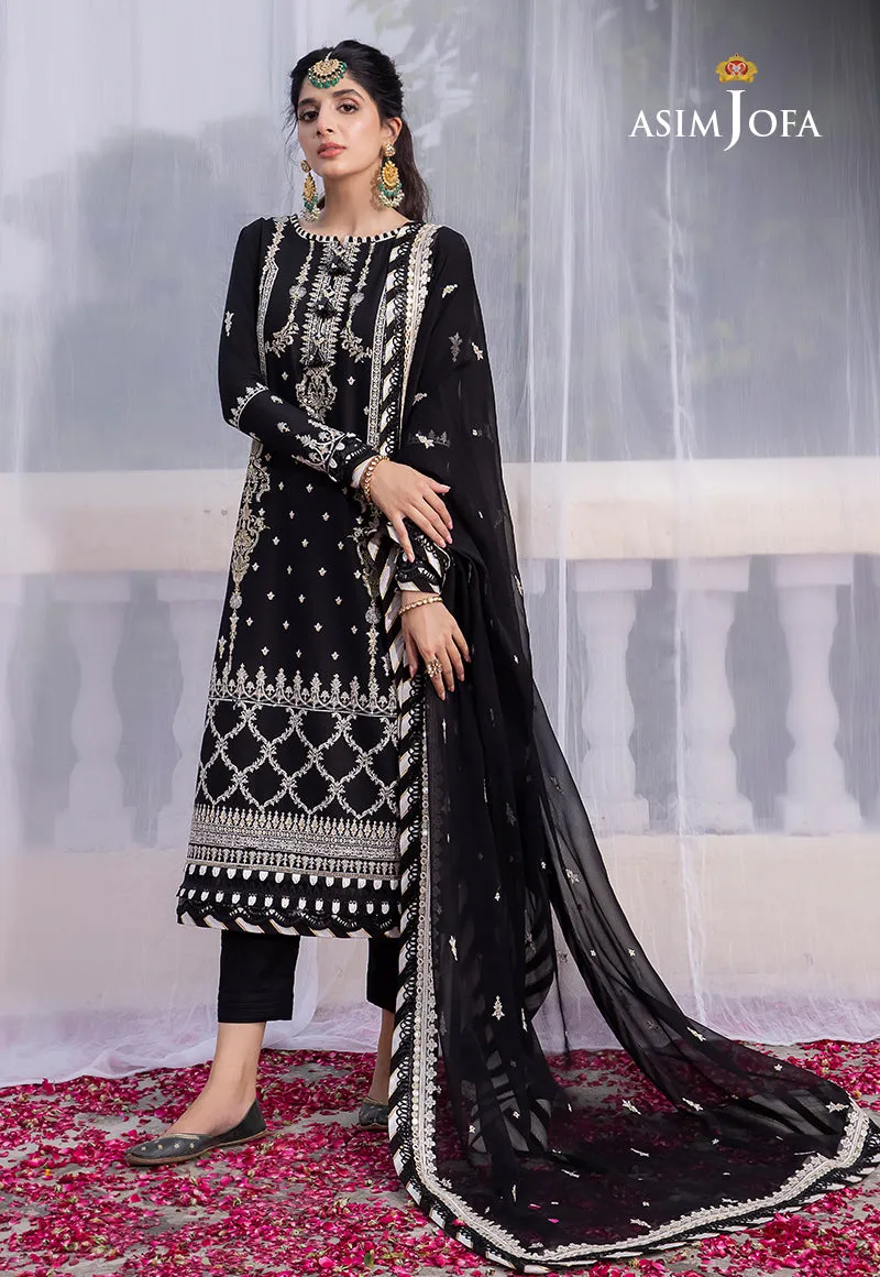 AJAB-01 EMBROIDERED LAWN SILK 3 PCS