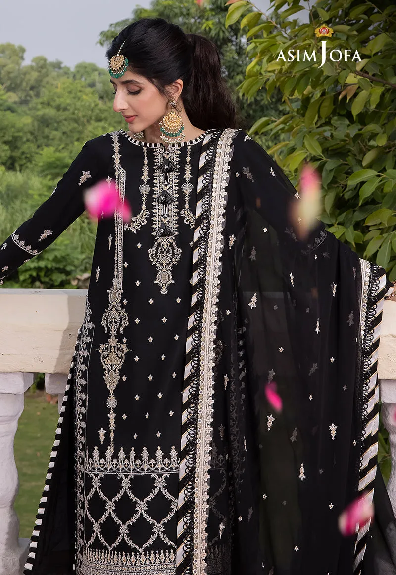 AJAB-01 EMBROIDERED LAWN SILK 3 PCS