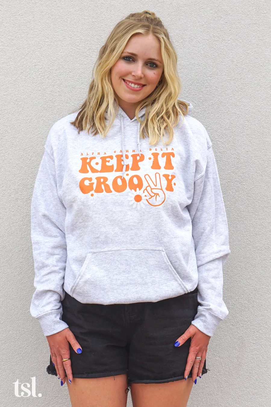 Alpha Epsilon Phi Keep It Groovy Hoodie