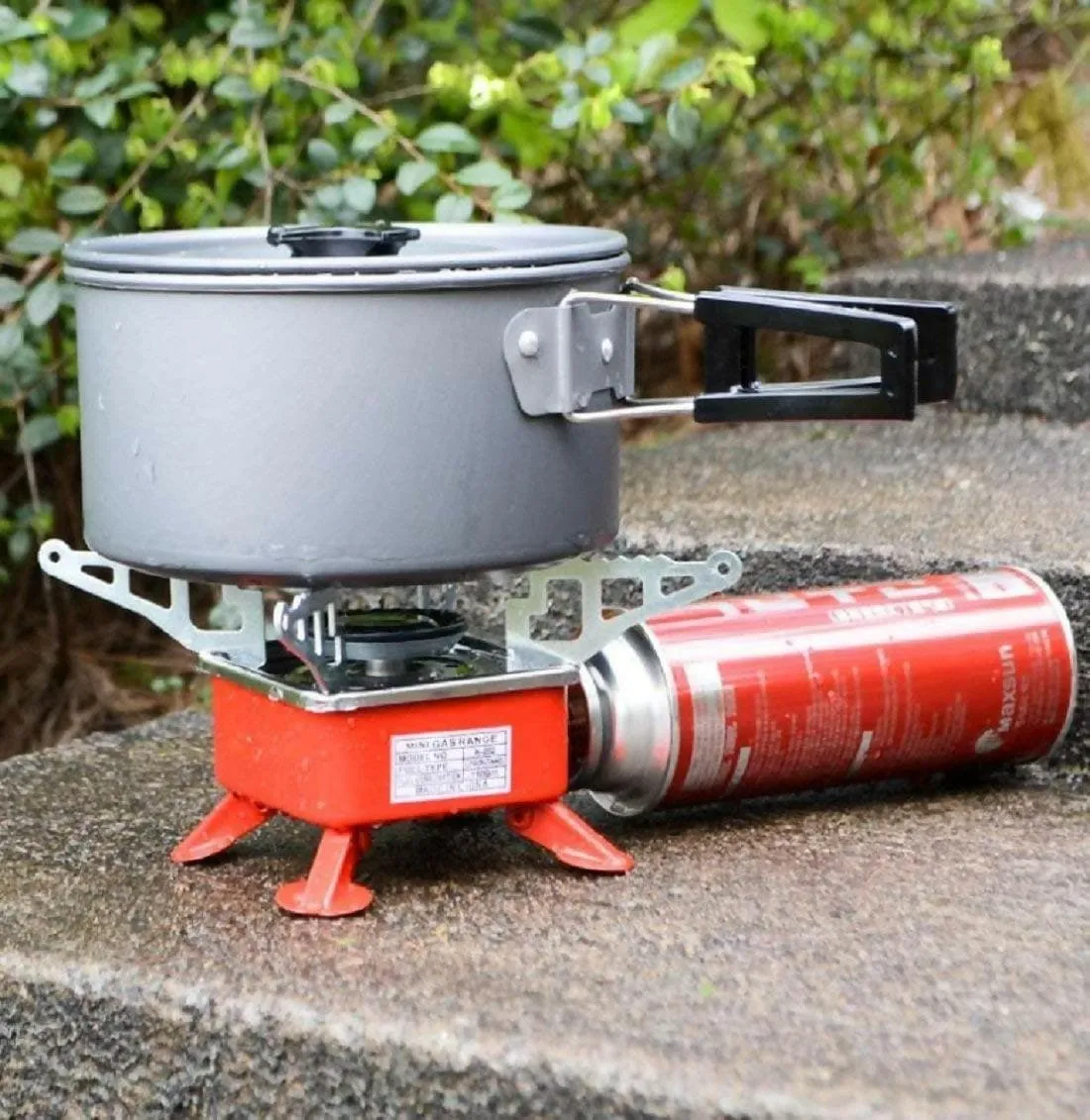 Aluminium Portable Butane Gas Burner/Stove For Camping