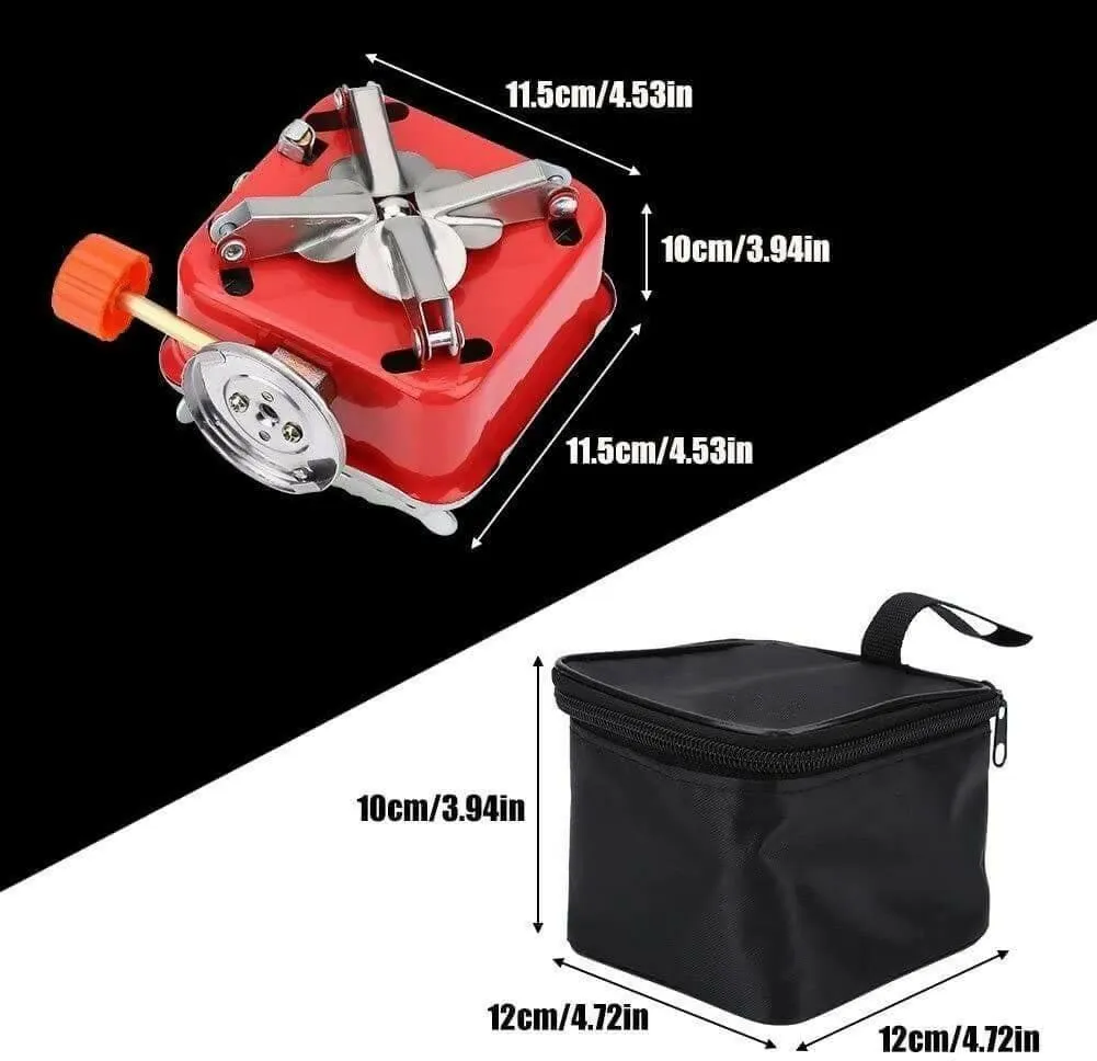 Aluminium Portable Butane Gas Burner/Stove For Camping