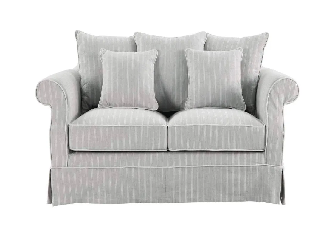 Ayla 2 Seater Sofa Silvergrey