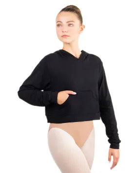 Ballet Rosa Ren Bamboo Cropped Hoodie - Womens