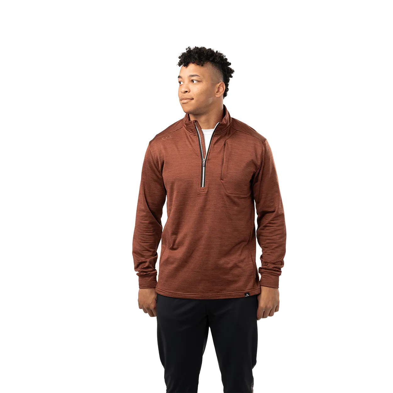 Bauer FLC Textured Half Zip Mens Hoody