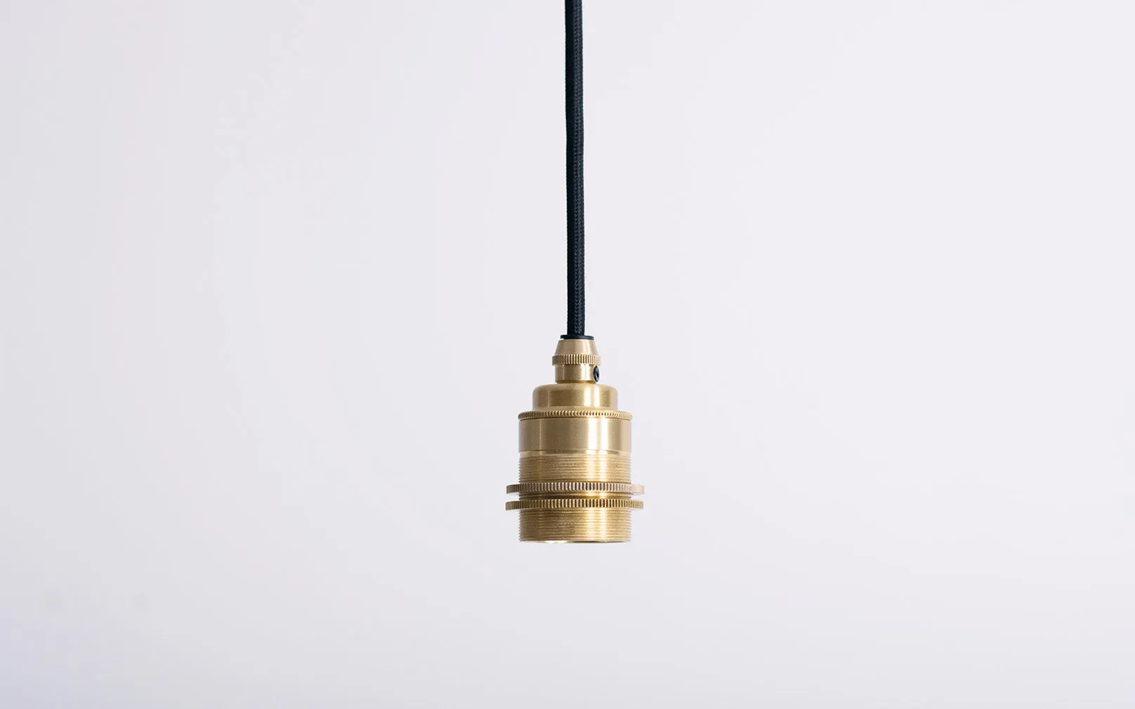 Black & Brass Ceiling Kit E27