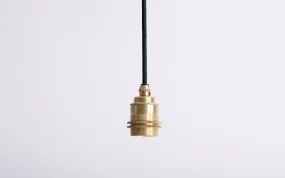 Black & Brass Ceiling Kit E27