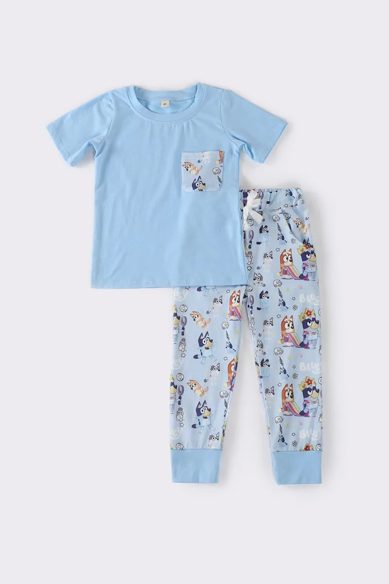 Blue character boy set