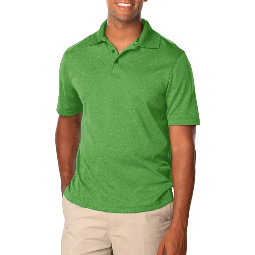 Blue Generation Men's Heather Polo