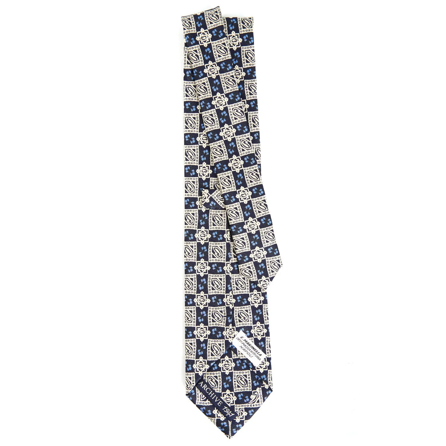 BLUE SILK TIE