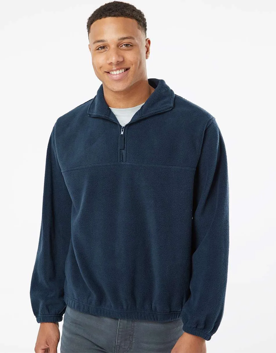 Burnside Polar Fleece Quarter-Zip Pullover