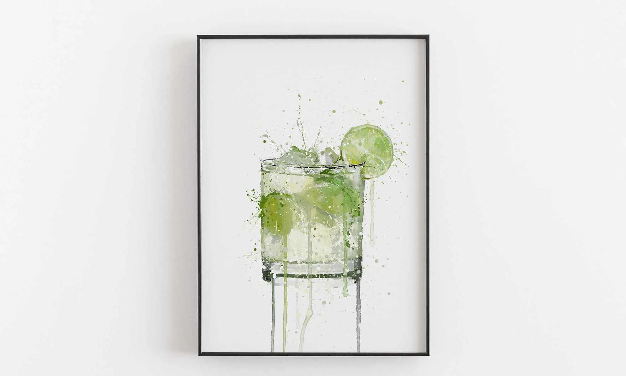 Caipirinha Cocktail Wall Art Print