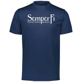 Closeout White Semper Fi Performance Tee