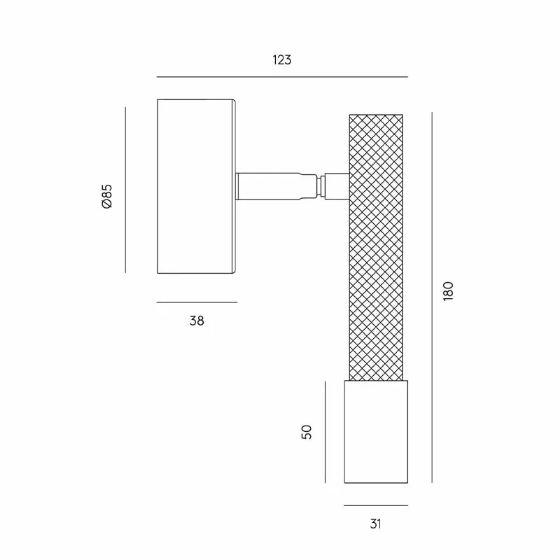 Contemporary Steel Downlight