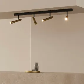 Contemporary Steel Spotlight Bar