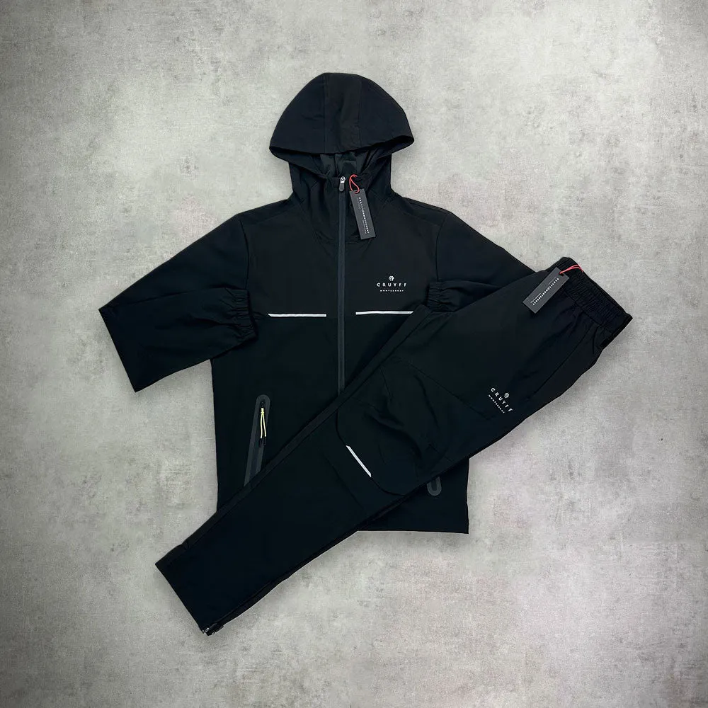 Cruyff Montserrat Surveyor Tracksuit Set Black