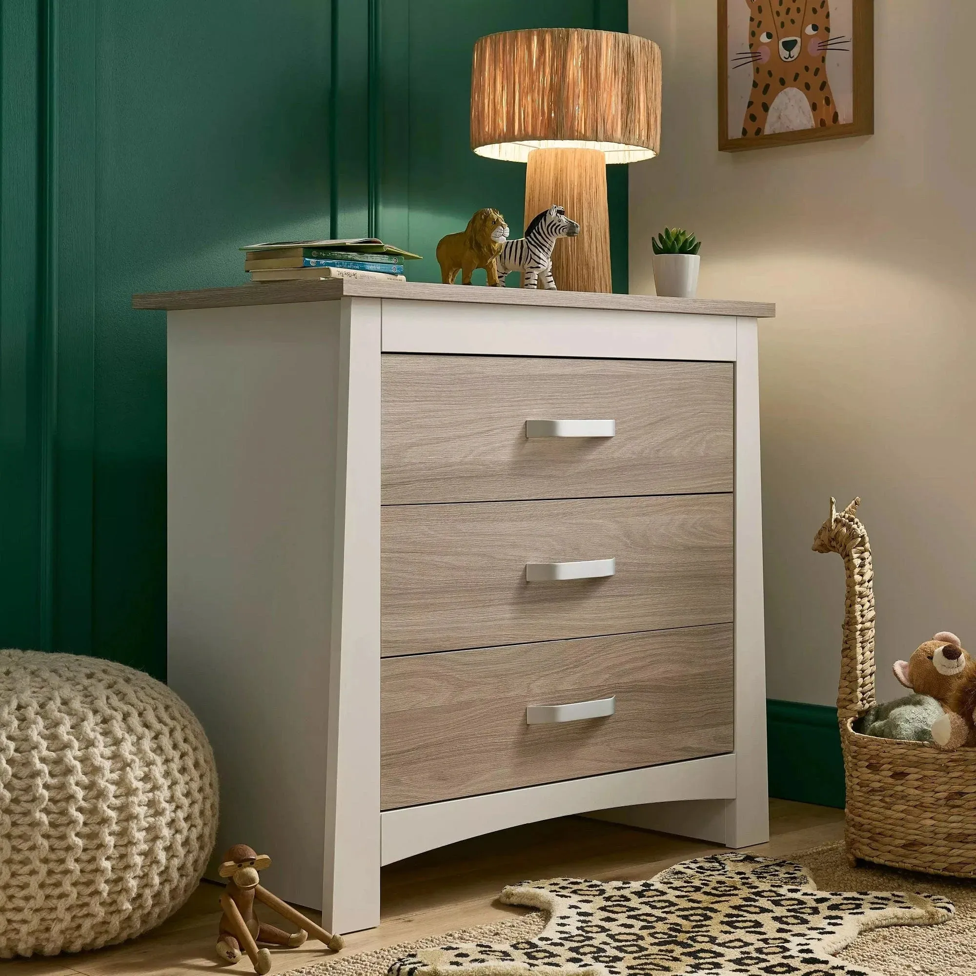 Cuddleco Ada Dresser Changer - White and Ash