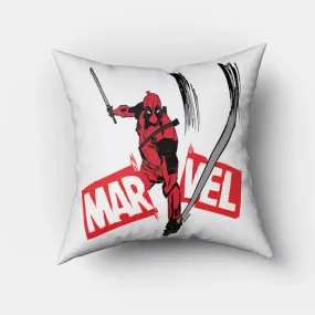 Deadpool Slicing Square Pillow