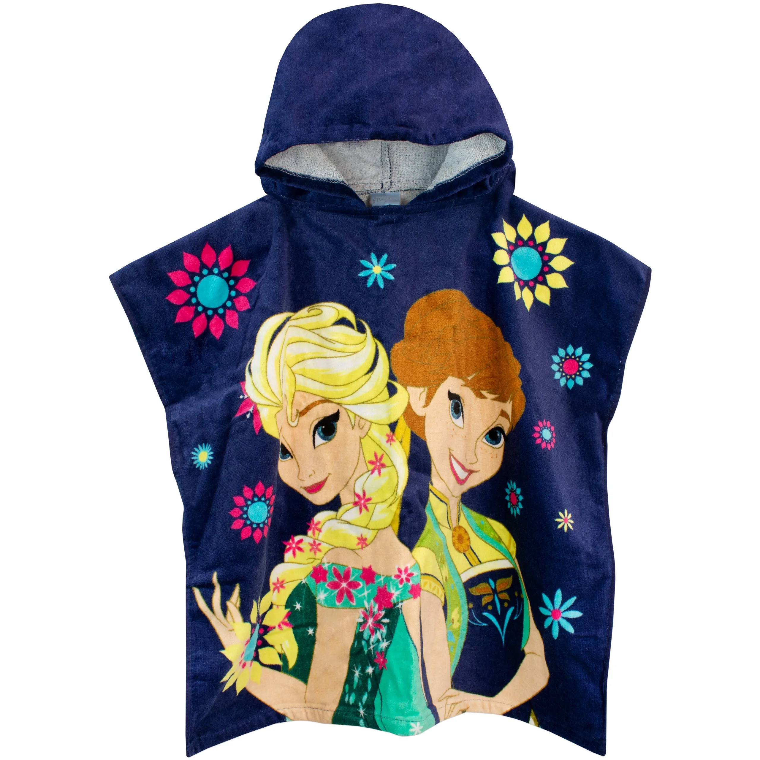 Disney Frozen Anna And Elsa Towel Poncho