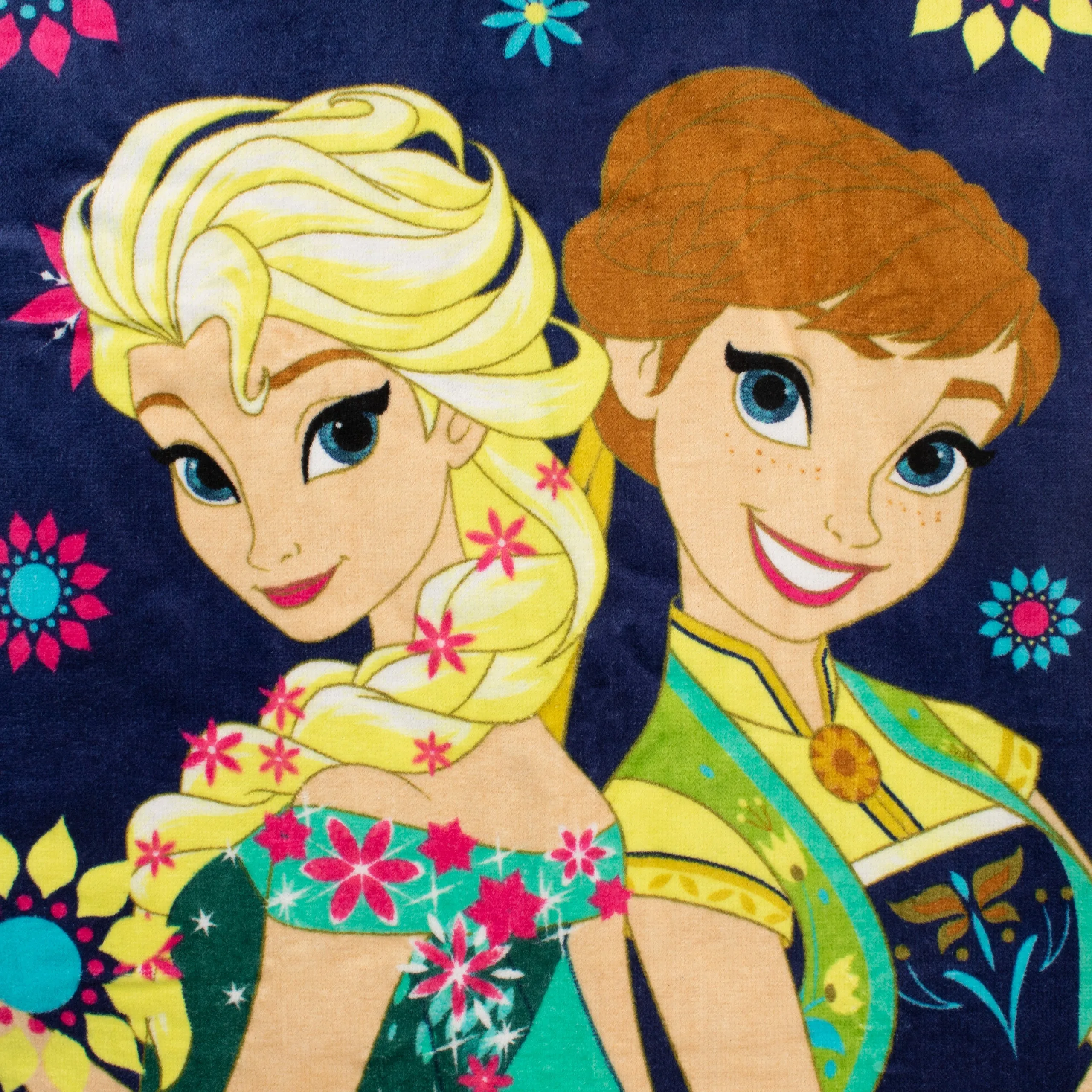 Disney Frozen Anna And Elsa Towel Poncho