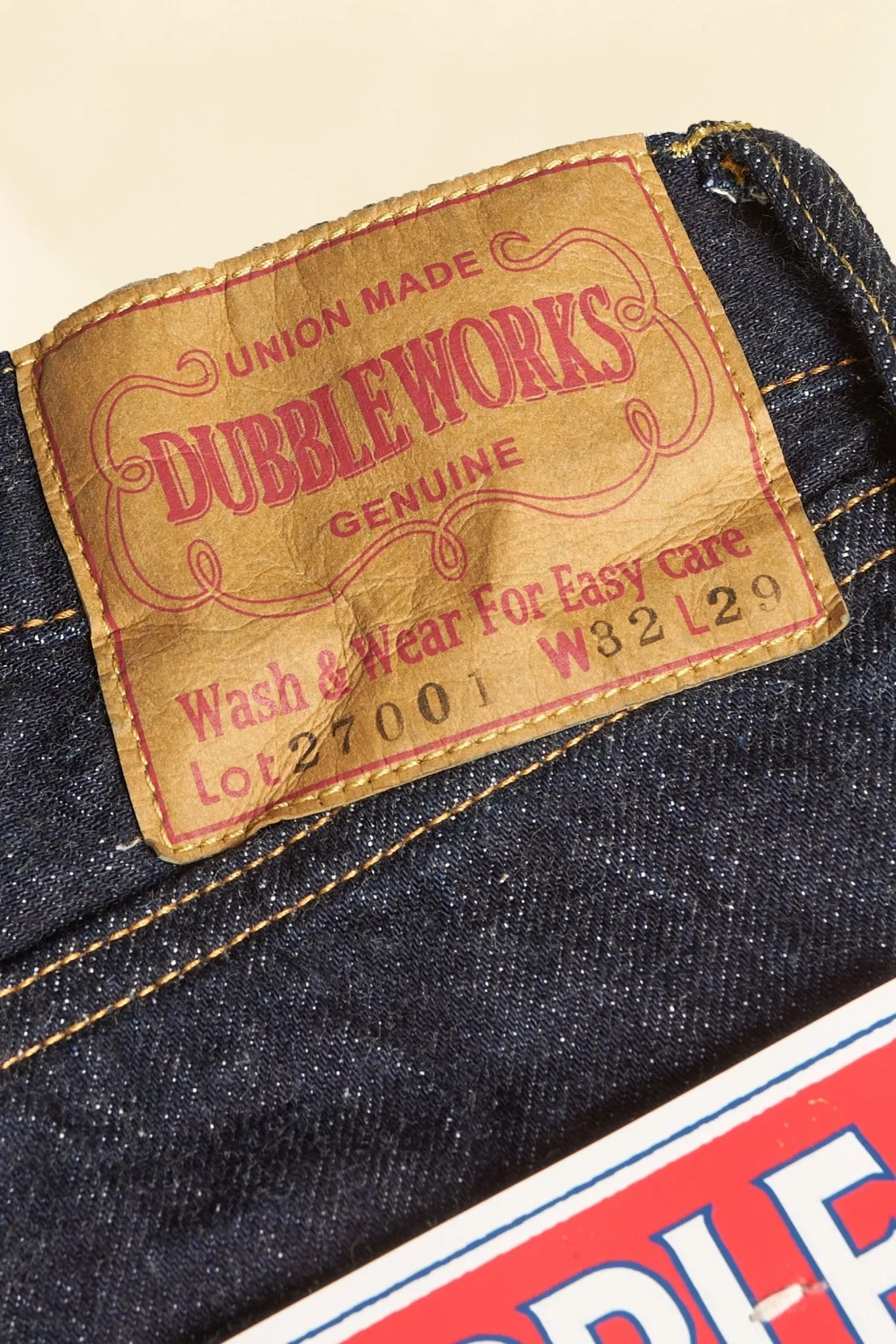 Dubble Works Lot 27001 "Standard" Straight Selvedge Denim