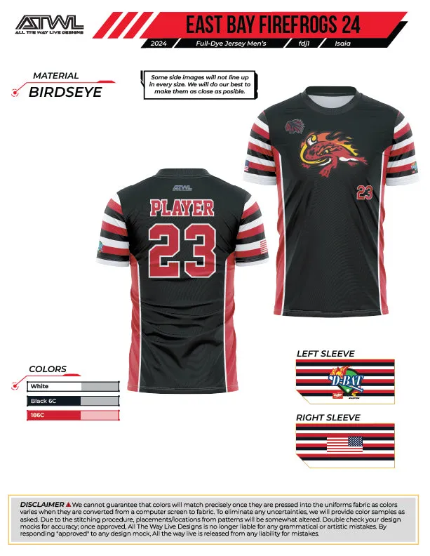 East Bay Spring 2024 Baseball Jerseys