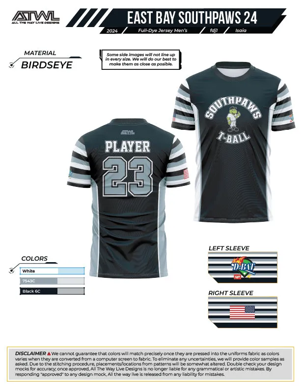 East Bay Spring 2024 Baseball Jerseys