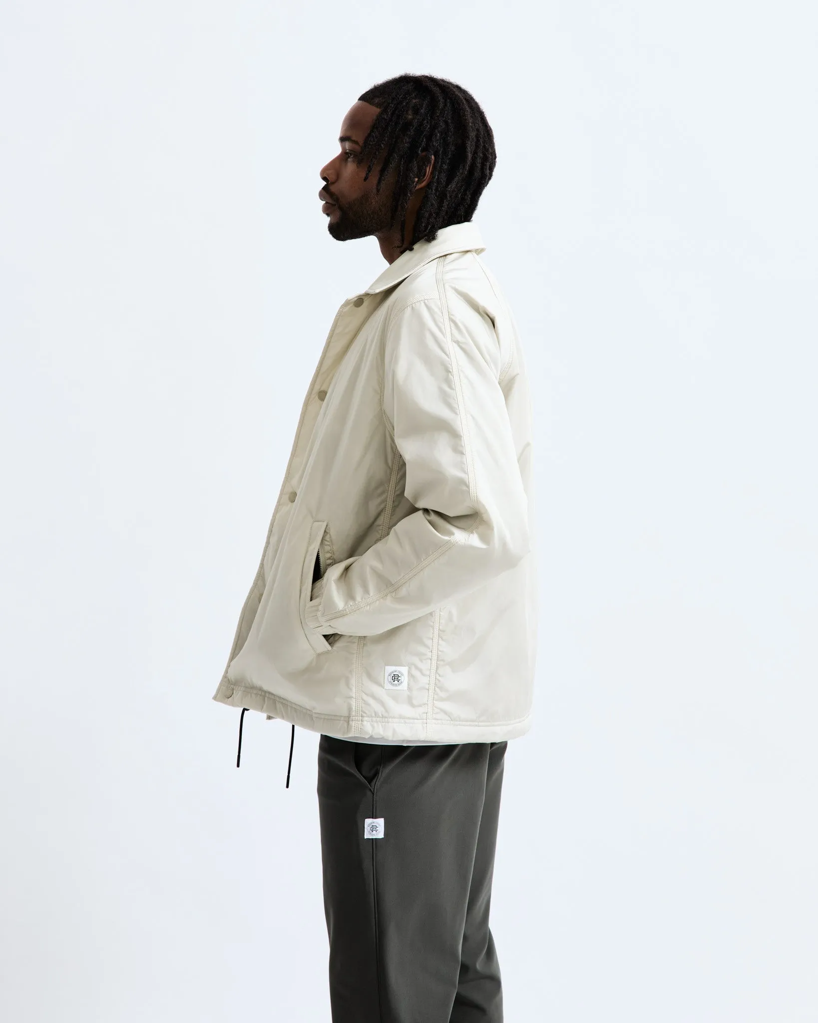 Econyl Satin Nylon Coach's Jacket