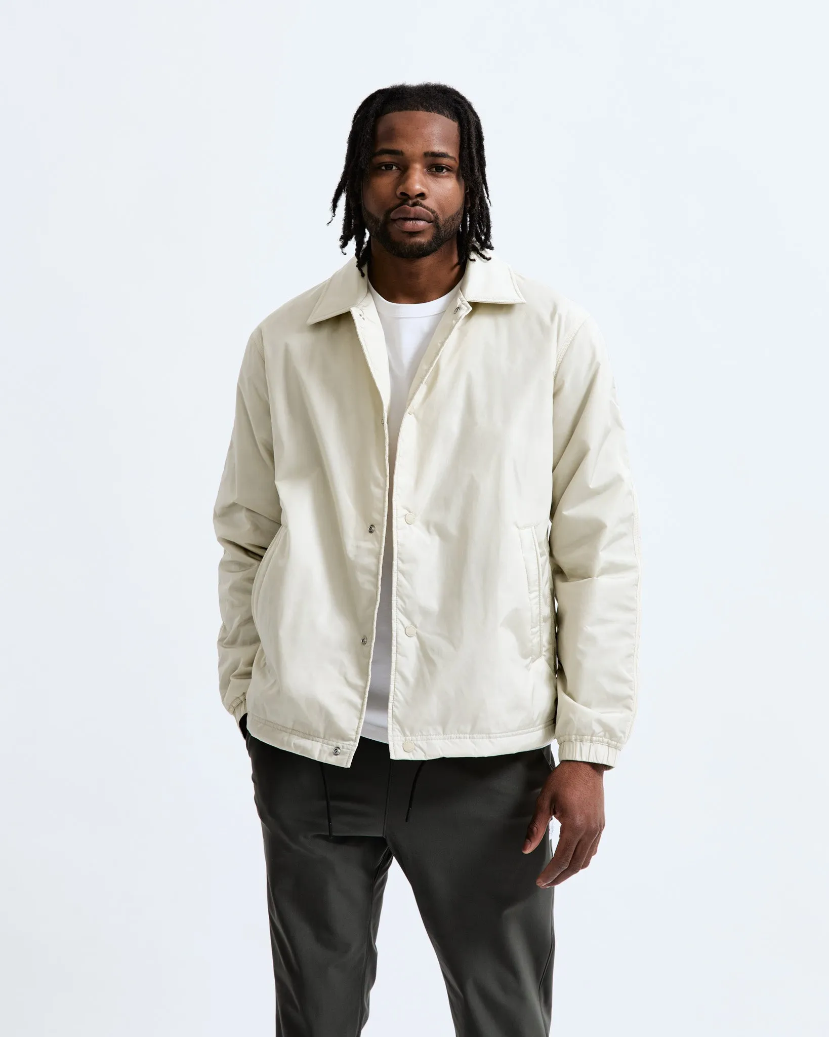 Econyl Satin Nylon Coach's Jacket