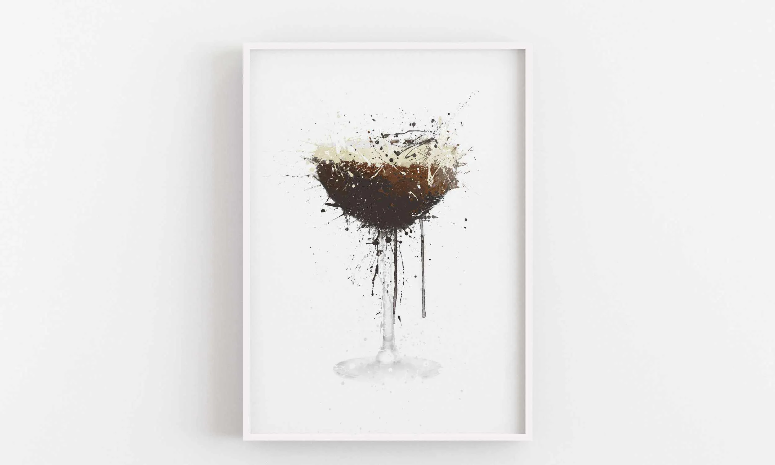 Espresso Martini Cocktail Wall Art Print