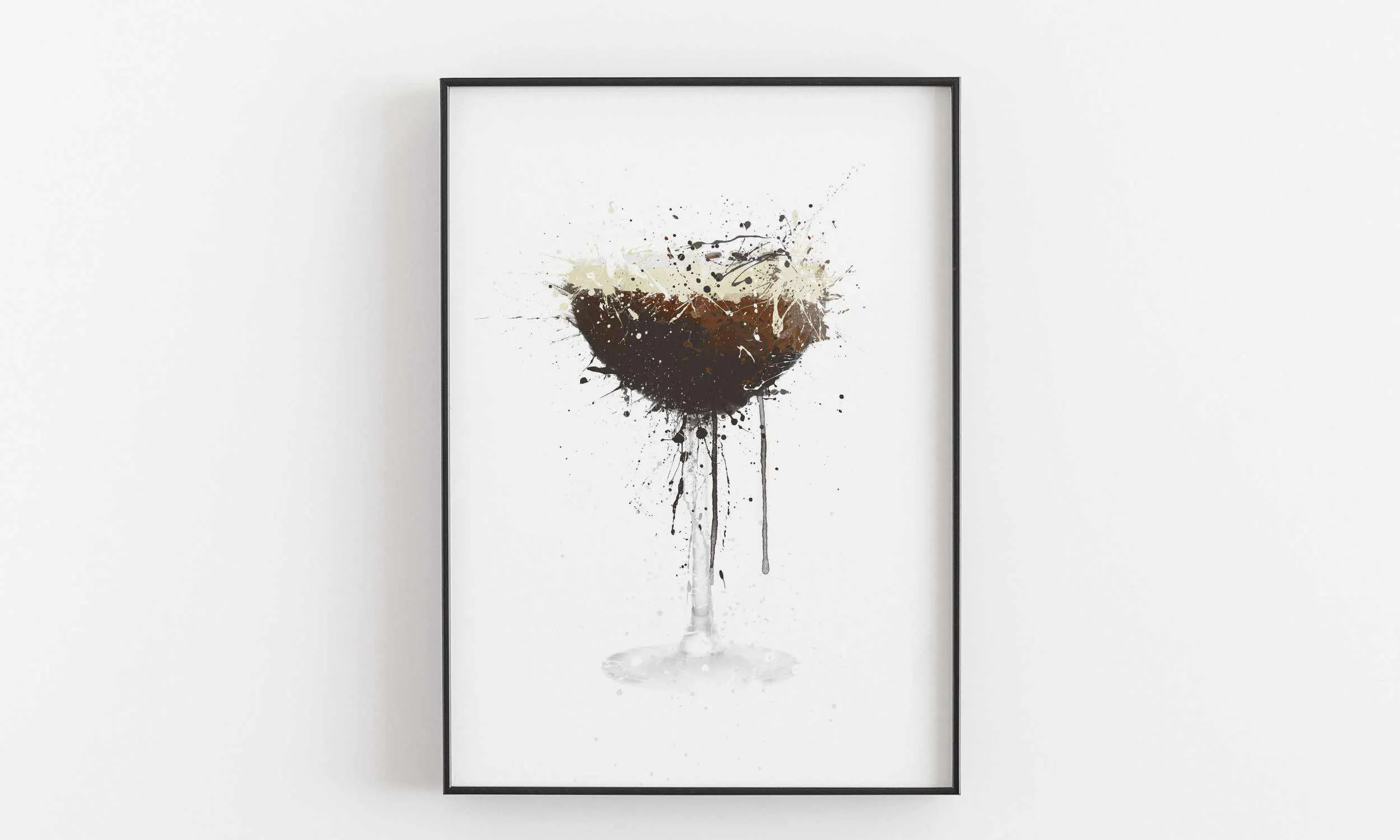 Espresso Martini Cocktail Wall Art Print