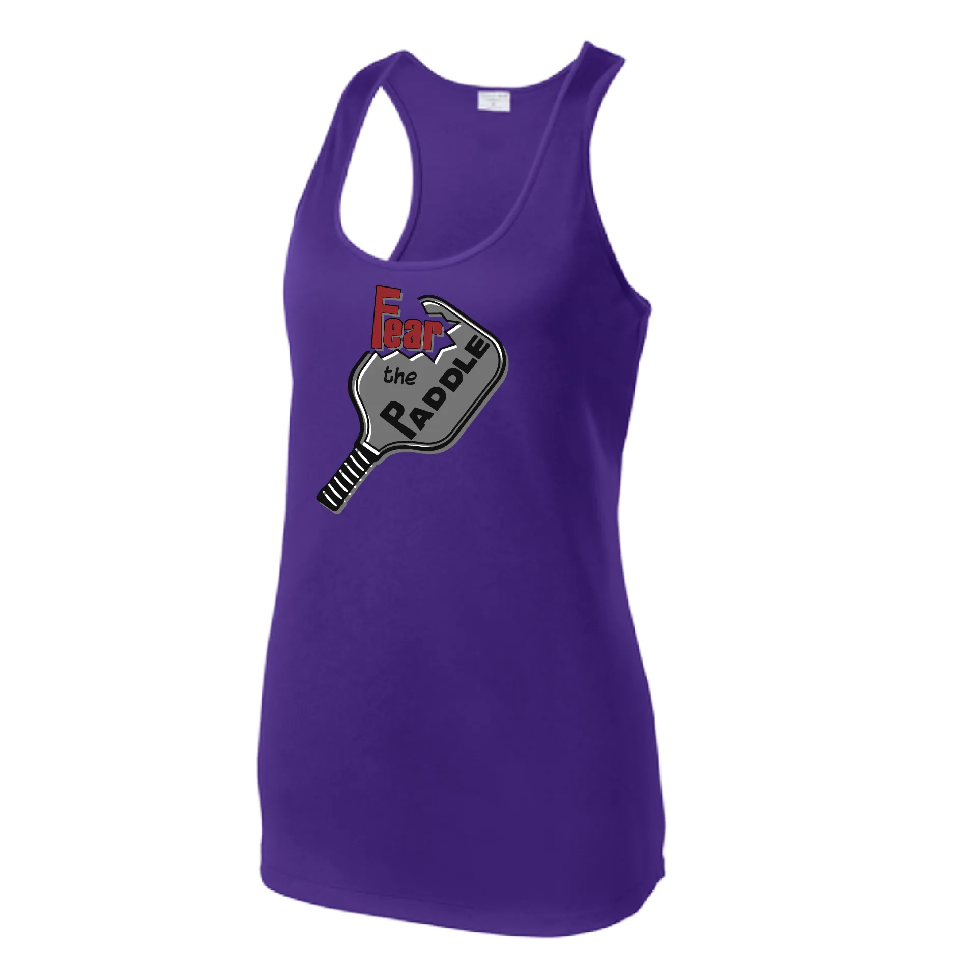 Fear The Paddle | Women’s Racerback Tank | 100% Polyester