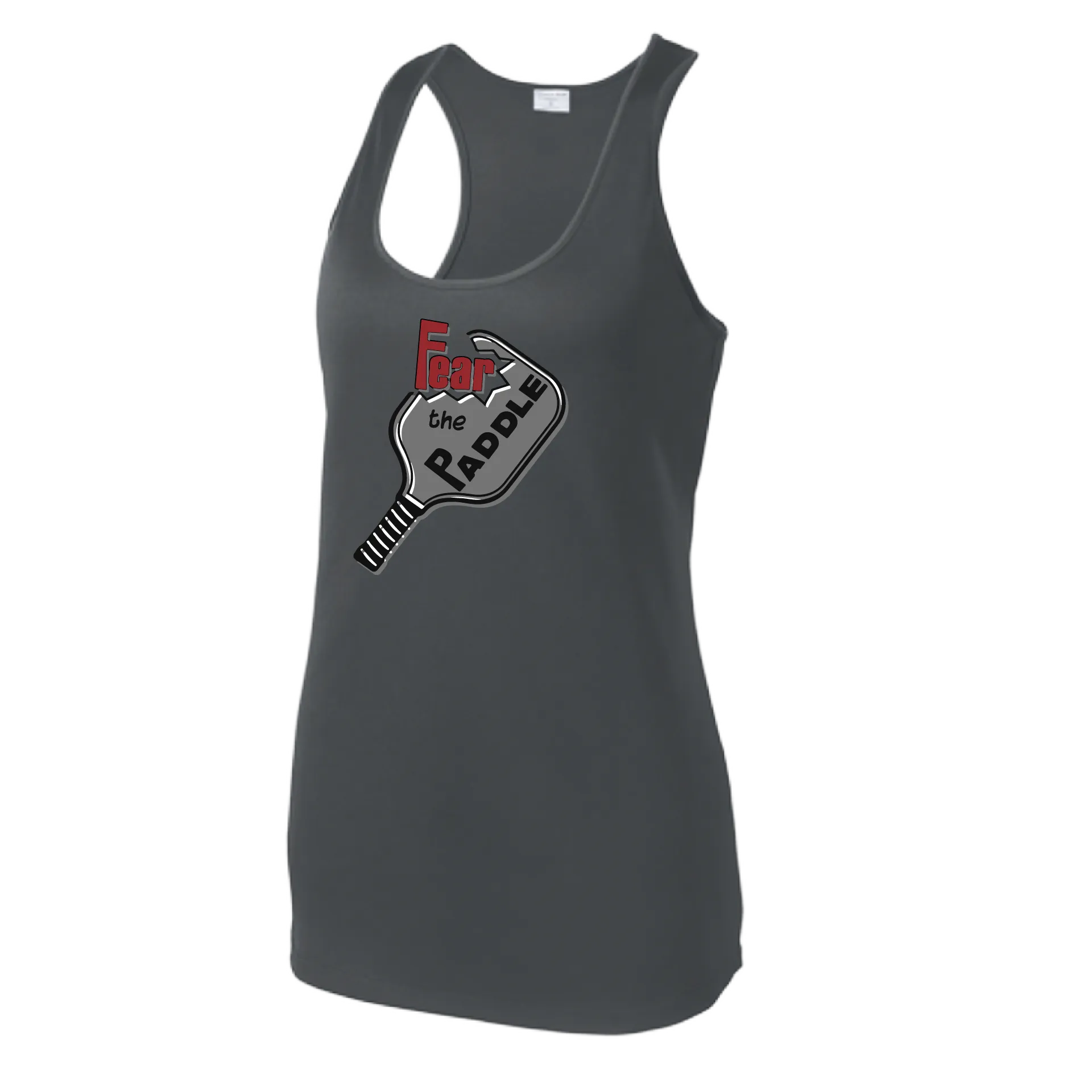 Fear The Paddle | Women’s Racerback Tank | 100% Polyester