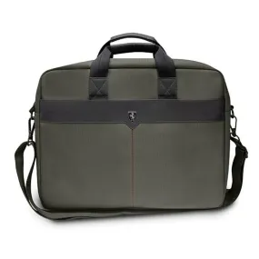 Ferrari Off Track Scuderia Laptop Bag 15" Khaki - FEOCECB15KA